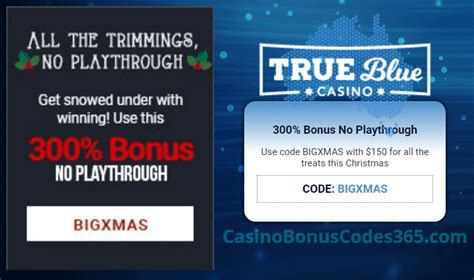 true blue casino deposit bonus codes